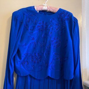 Devil in a Vintage Blue Dress